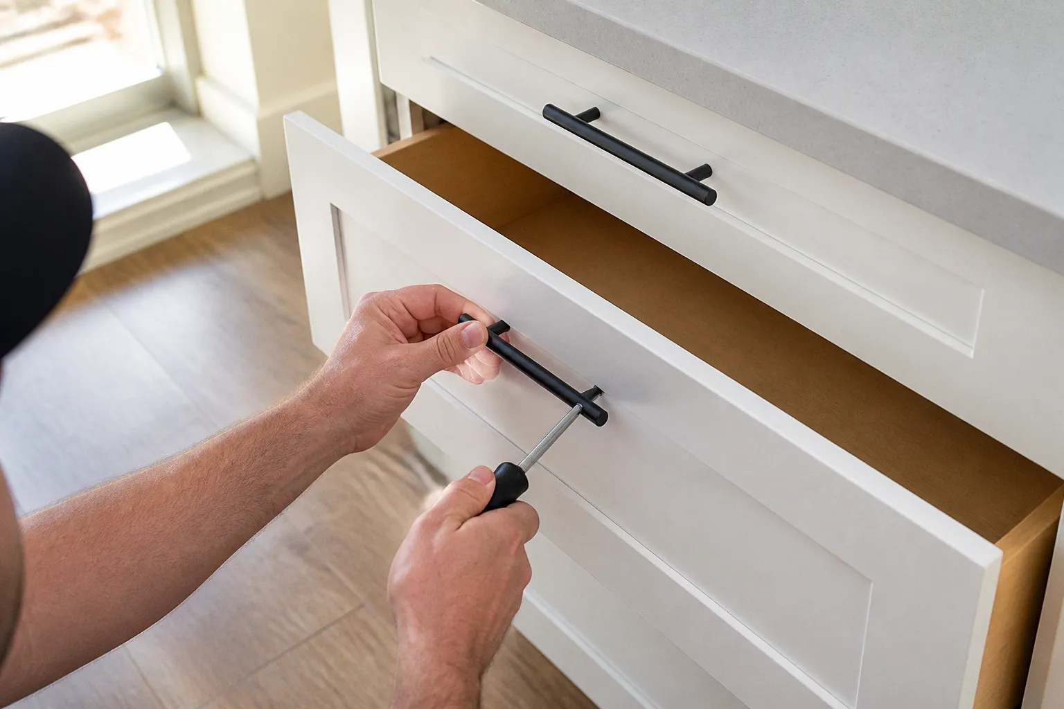 Cabinet hardware upgrades: quick kitchen staging wins