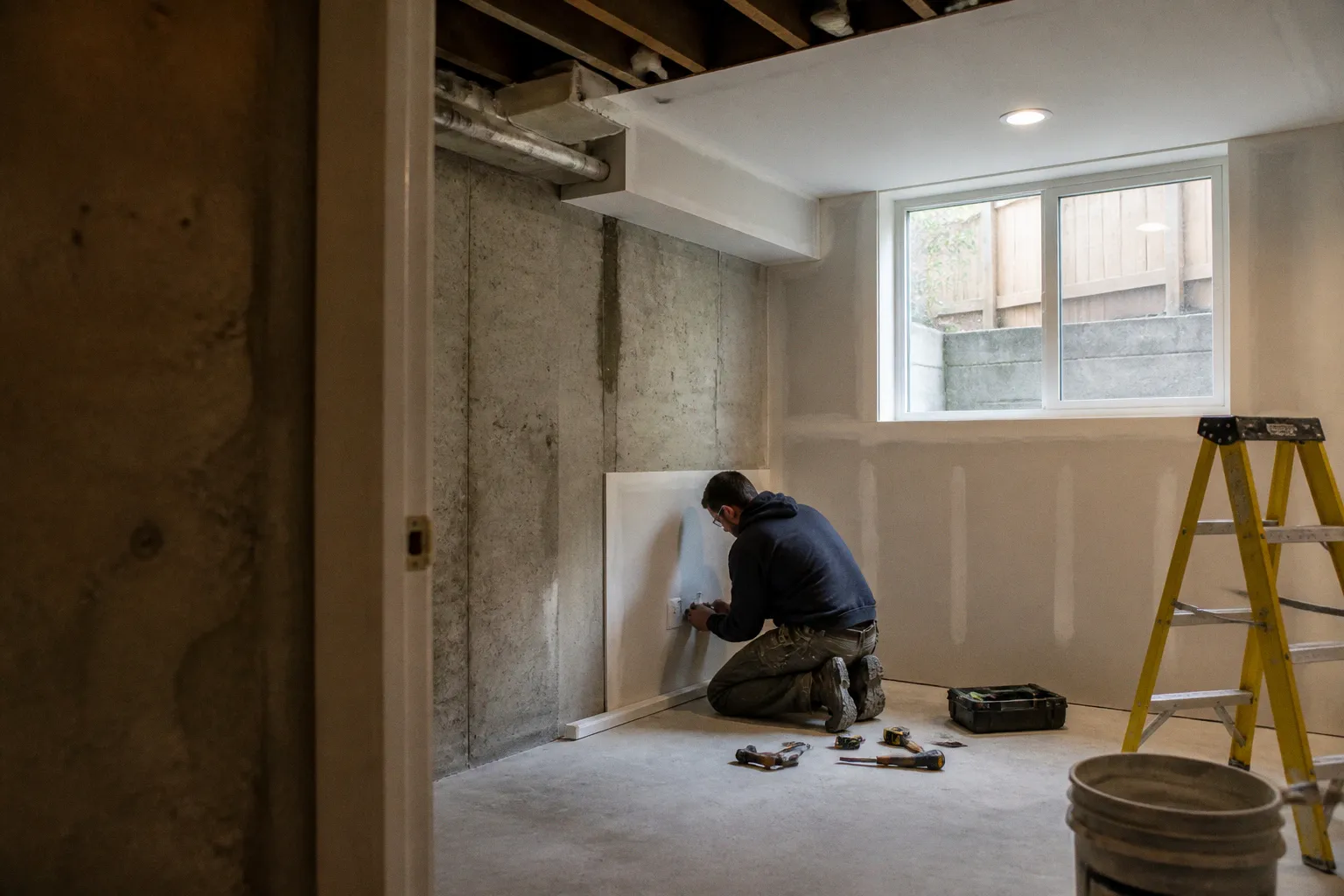 Seattle daylight basement conversion from start to finish