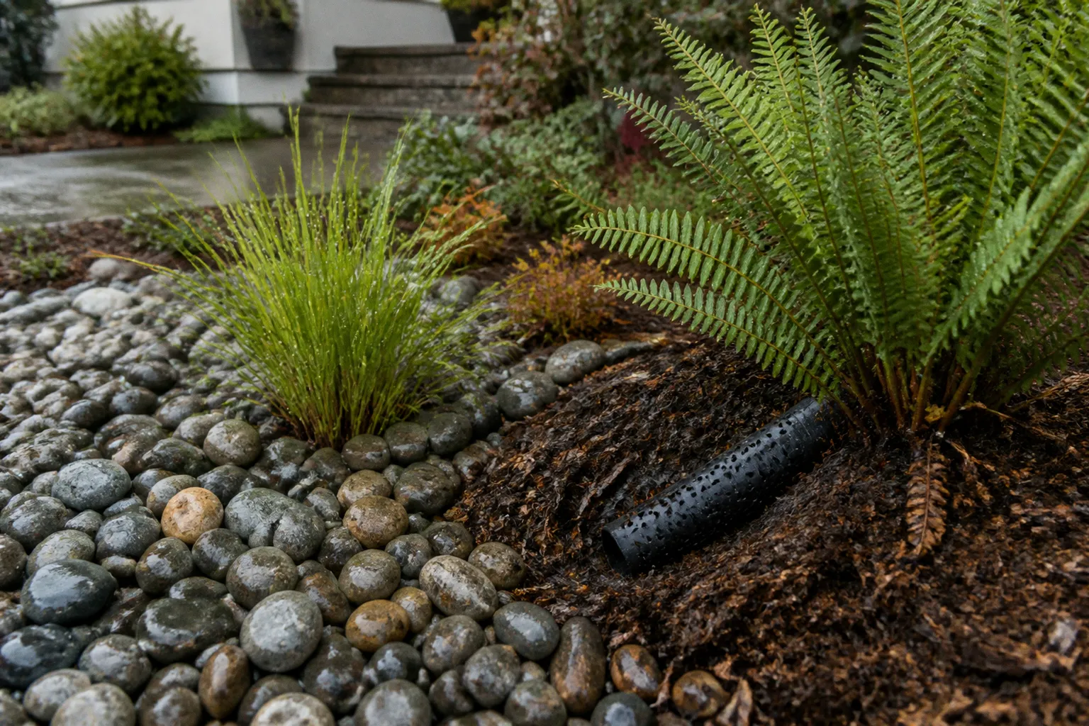 Seattle rain garden landscaping: A four-step drainage plan