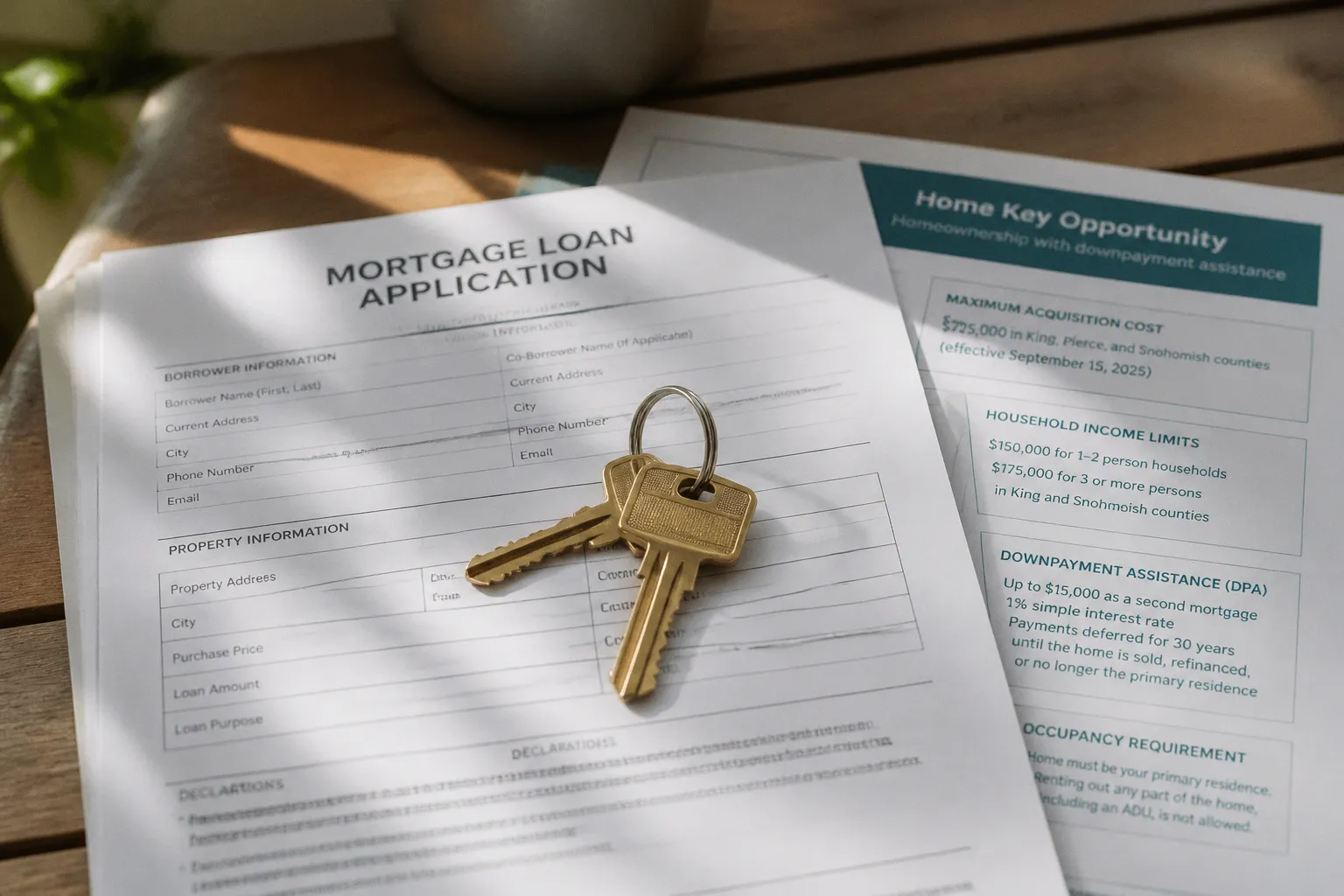 WSHFC House Key loan: a step-by-step application plan